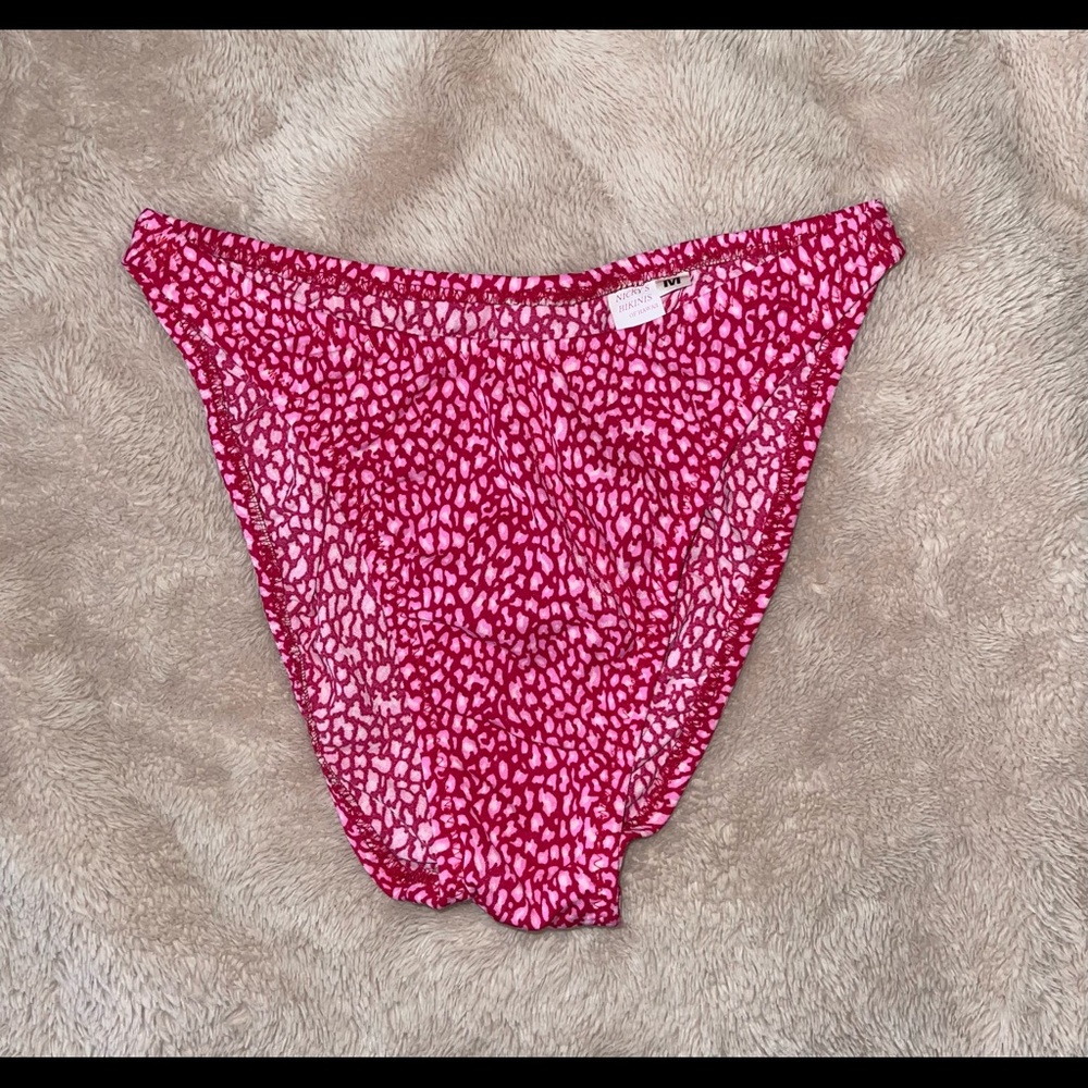 Pink bikini bottom